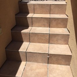 Tile Deck Stairs